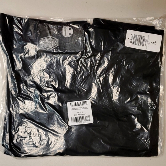 ❤️NWT VINTAGE TORRID LEGGING NIGHTMARE BEFORE CHRISTMAS OOGIE BOOGIE HALLOWEEN - Picture 5 of 15